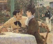Edouard Manet, In the Garden Restaurant of Pere Lathuille